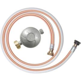 Détendeur Gaz Butane avec Tuyau 8x15 - 1,5 m - Sécurisé et Pratique - Flexible - D-Work