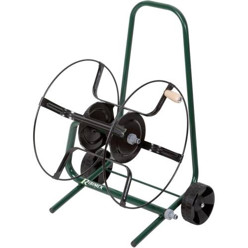 Dévidoir Tuyau Arrosage sur Roues - Métal - Pratique et Mobile - Idéal pour Jardinage - D-Work