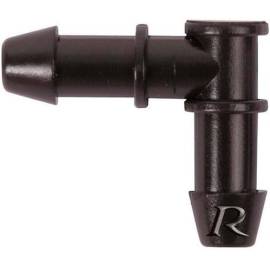 Coude Cannele pour Tuyau Ø6 mm – Lot de 10 – Résistant et Durable - RIBIMEX