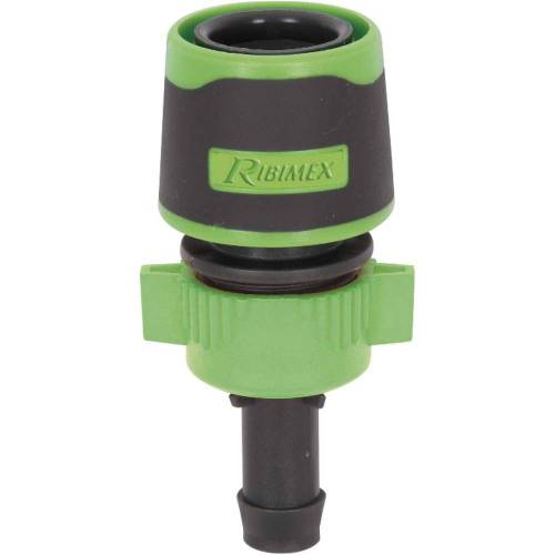 Raccord Rapide Libre Canneleté pour Tuyau 12 mm – Bi-Matière – Connexion Facile et Pratique - RIBIMEX