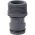 Nez de Robinet 1 po - Fil Male Gros Débit - Résistant et Durable - Étanche - D-Work