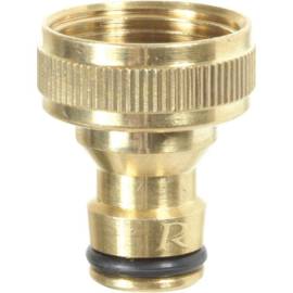 Nez de Robinet 3/4 po - Laiton - Résistant et Durable - Étanche - Idéal pour Arrosage - D-Work