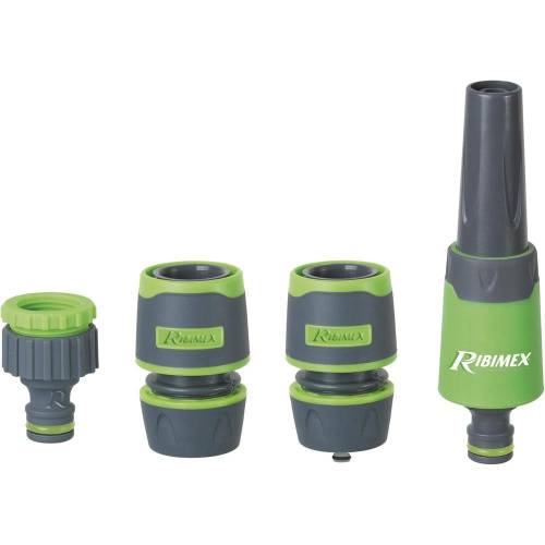 Kit Lance Arrosage Bi-Matière 2 Raccords 15 mm – Pratique et Durable – Idéal pour Arrosage Efficace - RIBIMEX