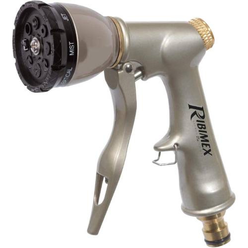 Pistolet Arrosage Multifonctions - Métal et Laiton - Résistant et Durable - D-Work