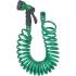 Tuyau Spiralé 15m - Pistolet Multijets - Flexible et Résistant - Idéal pour Arrosage - D-Work