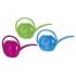 Arrosoir 2L - Vert - Rose - Bleu - Gris - Pratique et Esthétique - Fiable - D-Work