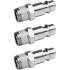 Raccord Rapide Air 1/4" Male Automatique Universel – 1 pièce – Connexion Rapide et Pratique - RIBIMEX