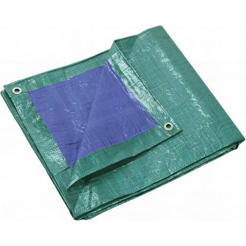 Bâche Lourde 5x8m - 140 gr/m_ - Résistante et Durable - Toutes Conditions - D-Work