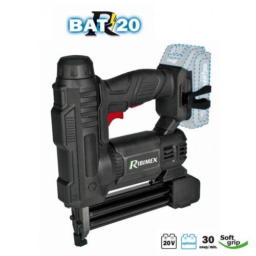 Agrafeuse/Cloueuse R-BAT20 20V – Avec Batterie 2A et Chargeur – Pratique et Puissante - RIBIMEX