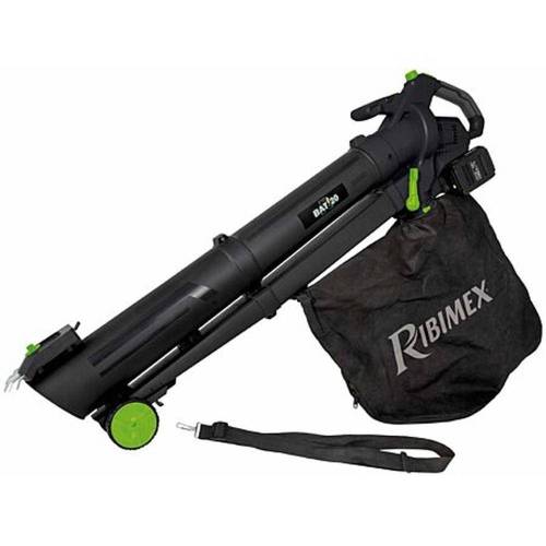 Aspirateur/Souffleur/Broyeur 40V – 2 Batteries 20V 2A et Chargeur Inclus – Polyvalent et Pratique – RIBIMEX - RIBIMEX