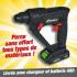 Perforateur SDS 20V - Avec Batterie 2A et Chargeur - Puissant et Pratique - D-Work