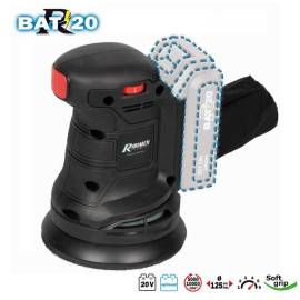 Ponceuse Orbitale 20V – Avec Batterie 2A et Chargeur – Polyvalente et Efficace – RIBIMEX - RIBIMEX