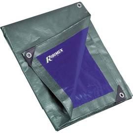 Bâche Bois Ultralourd 240g/m² 2x8m – Protection Renforcée, Résistante aux Intempéries – Idéale pour Couvrir et Protége - RIBIMEX