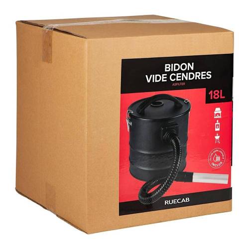 Box Aspirateur Vide Cendre – Utilisation Pratique – Idéal pour Cendres et Débris - RIBIMEX