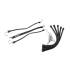 Lot de 8 Tendeurs Plats 36 cm – Largeur 1,5 cm, Avec Crochets – Fixation Sécurisée et Pratique - RIBIMEX