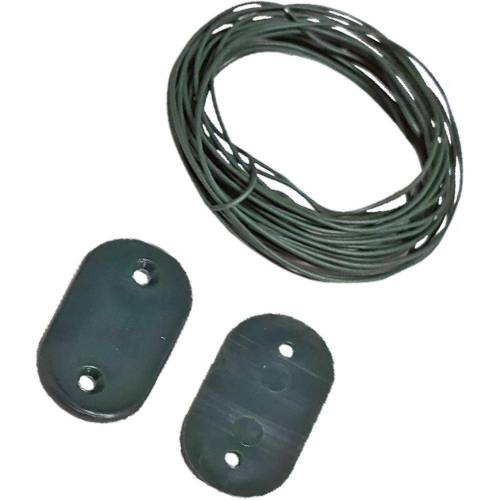Kit de Fixation Vert pour Brise-Vue – Lot de 30 + 4m de Fil – Résistant et Pratique - RIBIMEX