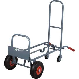 Chariot Diable Professionnel 250 kg – 2 Positions, 4 Roues – Robustesse et Maniabilité – RIBIMEX - RIBIMEX