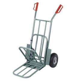 Chariot Diable 250Kgs – Bavette Repliable, Roues Increvables – Pratique et Robuste - RIBIMEX
