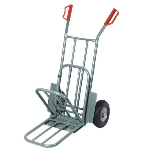 Chariot Diable 250Kgs – Bavette Repliable, Roues Increvables – Pratique et Robuste - RIBIMEX