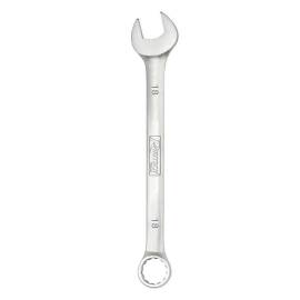Clé Mixte 18 mm - Acier 40Cr-V - Embout Ouvert et Fermé - Résistante et Durable - D-Work