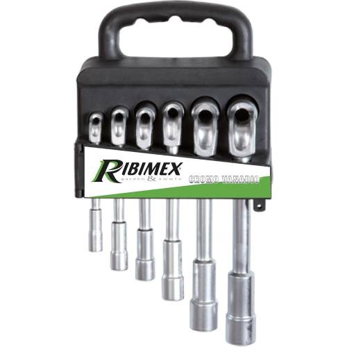 Lot de 6 Clés à Pipe Débouchées 8/10/11/13/17/19 mm – Outils Pratiques pour Débouchage – Idéal pour Réparations et Ent - RIBIMEX