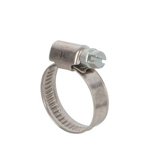 Collier de Serrage Inox 9 mm - Lot de 2 - 16-27 mm - Résistant et Durable - D-Work