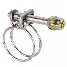 Collier de Serrage à Fils 17-20 mm – Inox, Lot de 2 – Résistant et Durable - RIBIMEX