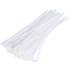 Colliers Électricien Lot de 100 - 2,5 x 100 mm - Blanc - Résistants et Pratiques - D-Work