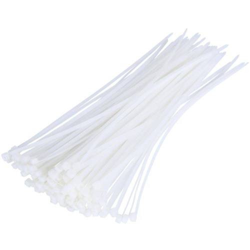 Colliers Électricien Lot de 100 – 2,5 x 100 mm – Blanc, Résistants et Pratiques - RIBIMEX