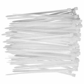Colliers Électricien Lot de 100 – 3,6x200 mm – Blanc, Résistants et Pratiques - RIBIMEX