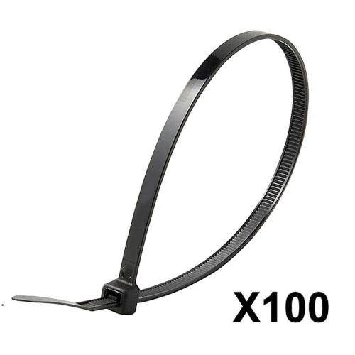 Colliers Électricien Lot de 100 - 3,6x300 mm - Résistants et Pratiques - D-Work