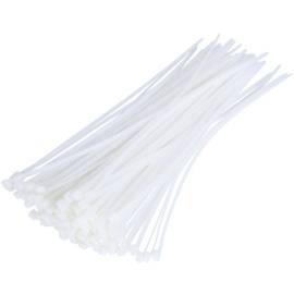 Colliers Électricien Lot de 100 – 4,5x200 mm – Blanc, Résistants et Pratiques - RIBIMEX