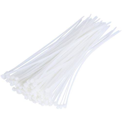 Colliers Électricien Lot de 100 – 4,5x200 mm – Blanc, Résistants et Pratiques - RIBIMEX