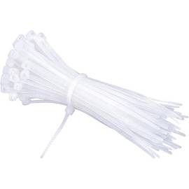 Colliers Électricien Lot de 100 – 4,5x300 mm – Blanc, Résistants et Pratiques - RIBIMEX