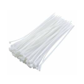 Colliers Électricien Lot de 100 – 4,8 x 350 mm – Blanc, Résistants et Pratiques - RIBIMEX