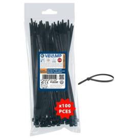 Colliers Électricien Lot de 100 – 4,8 x 350 mm – Noir, Résistants et Pratiques - RIBIMEX