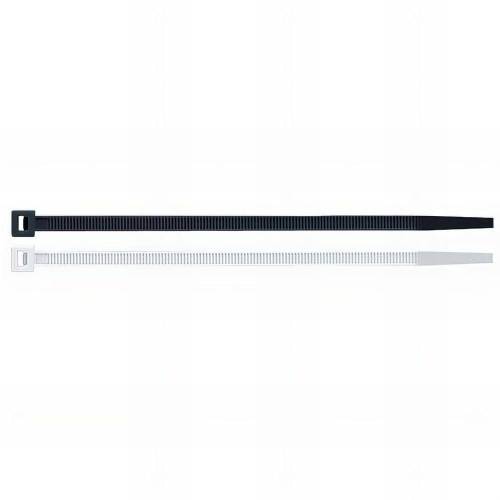 Colliers Électricien Lot de 100 – 7,6 x 450 mm – Blanc, Résistants et Pratiques - RIBIMEX