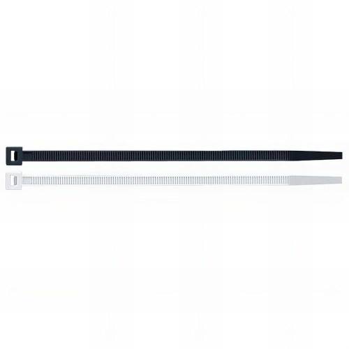 Colliers Électricien Lot de 100 - 7,6 x 450 mm - Noir - Résistants et Pratiques - D-Work