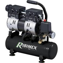 Compresseur Électrique 1CV 6L – Silencieux et Compact – Idéal pour Travaux de Bricolage - RIBIMEX