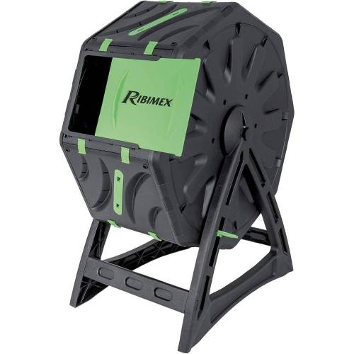 Composteur Rotatif 70L – 70 Litres – Pratique et Écologique – Idéal pour le Recyclage des Déchets Organiques - RIBIMEX
