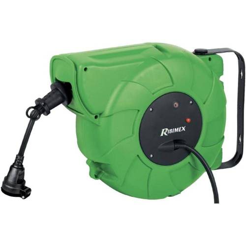 Dévidoir Automatique Électrique 15M + 2M – 3x2,5 mm² – Pratique et Efficace – Rangement Optimisé - RIBIMEX