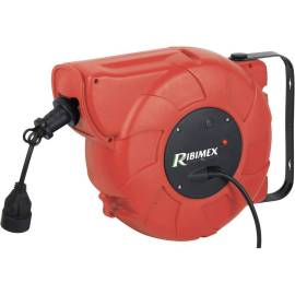 Dévidoir Automatique Électrique 22M + 2M – 3x1,5 mm² – Pratique et Efficace – Rangement Optimal - RIBIMEX