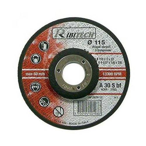 Disque Abrasif 115 mm - Tronçonnage Acier - 115x3,2x22,2 mm - Performance et Précision - D-Work