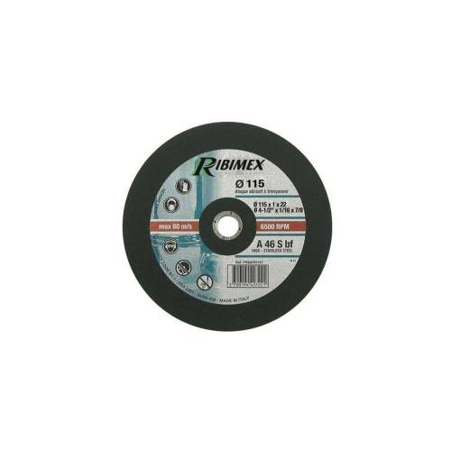 Disque Abrasif 115 mm – Tronçonnage Inox, Plat – Performance et Précision - RIBIMEX