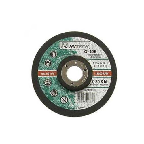 Disque Abrasif 125 mm – 125x3,2x22,2 mm – Tronçonnage Matériaux – Performance et Précision - RIBIMEX