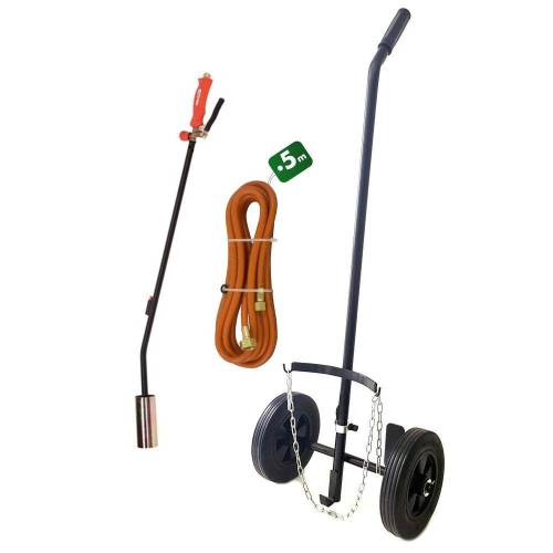 Kit Désherbeur Thermique Tuyau 5M – Chariot à Roues Gonflables – Efficace et Pratique – RIBIMEX - RIBIMEX