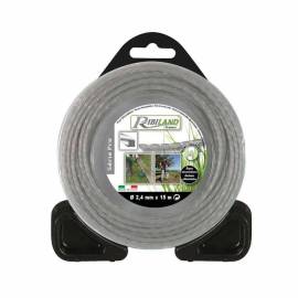 Fil Carré 15M 2,0 mm – Pour Tête Débroussailleuse – Résistant et Durable - RIBIMEX