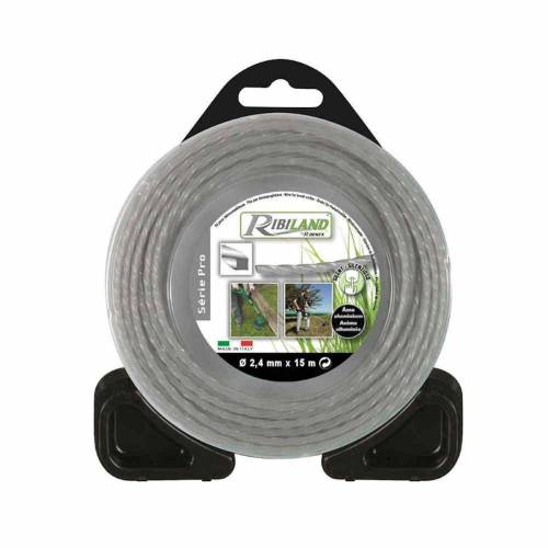 Fil Carré 15m 2,0 mm - Pour Tête Débroussailleuse - Résistant et Durable - D-Work