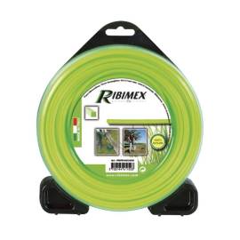 Fil Carré 105M 2,0 mm – Pour Tête Débroussailleuse – Résistant et Durable - RIBIMEX