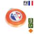 Fil Carré 15m D.1,6 mm - Orange pour Tête Débroussailleuse - Résistant et Durable - D-Work